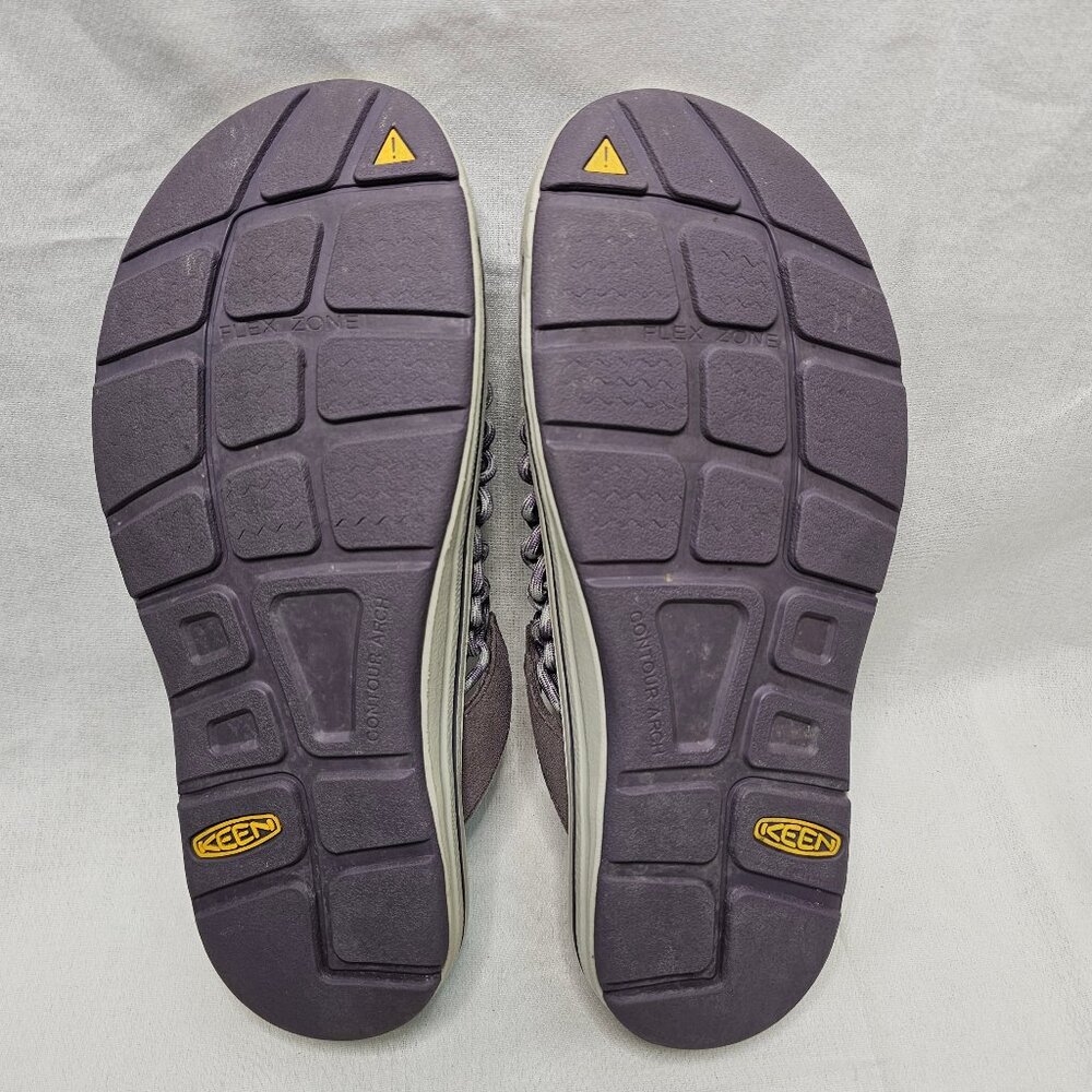 Keen Uneek Shoes Mules Slides Purple Suede Comfort Slip On 1017232 Women's 9W - Picture 9 of 10